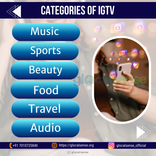 Categories of IGTV