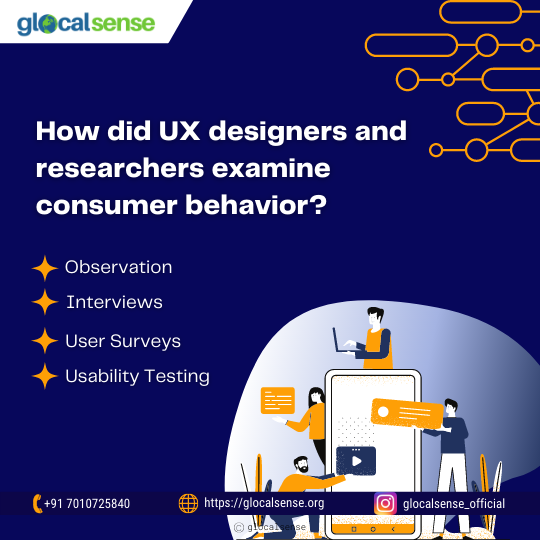 How did UX designers and researchers examine consumer behavior?