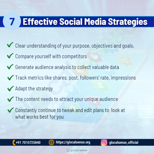 7 Key Important Social Media Strategies Their Effective Roles and