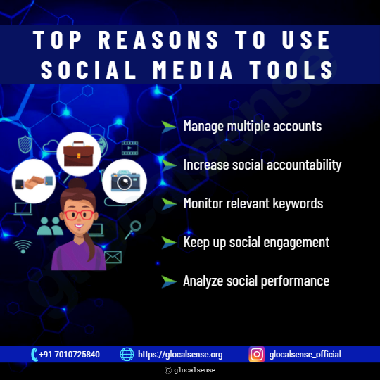 Top reasons to use social media tools