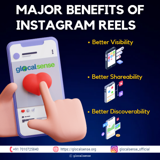 Major benefits of Instagram Reels