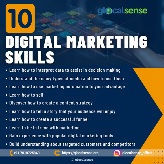 10 Digital Marketing Skills