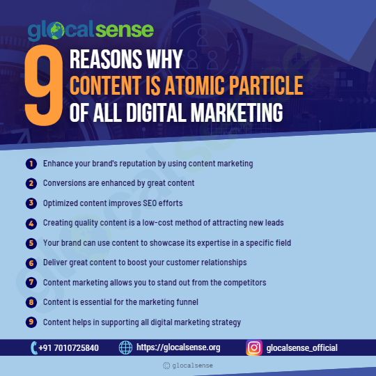 9 reasons why content is atomic particle of all digital marketing