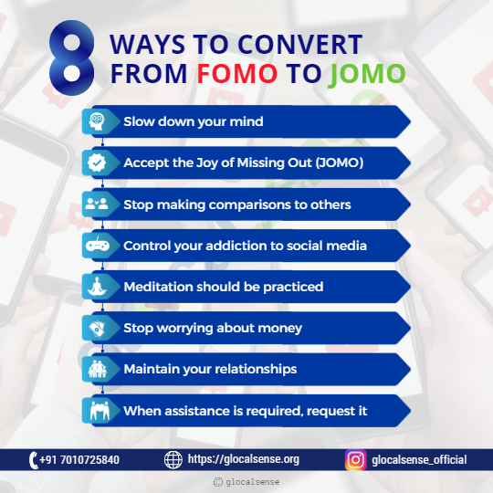 8 ways to convert from FOMO to JOMO