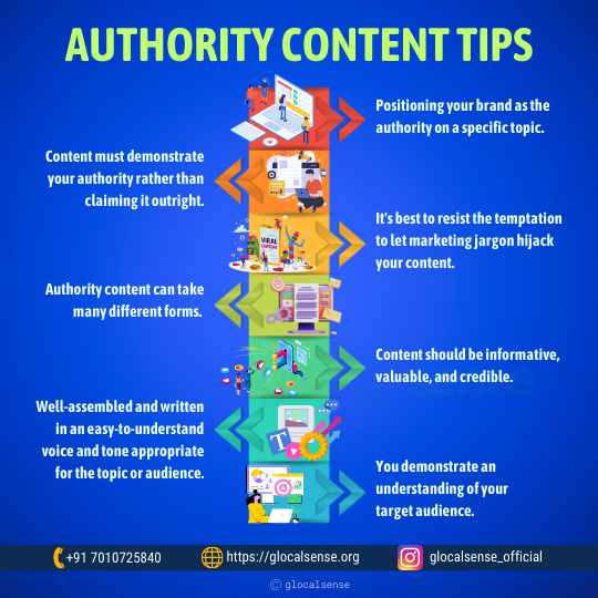 Authority Content Tips