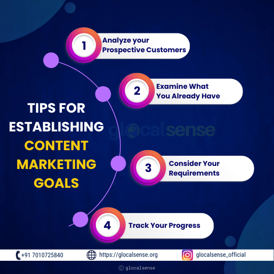 Tips For Establishing Content Marketing Goals